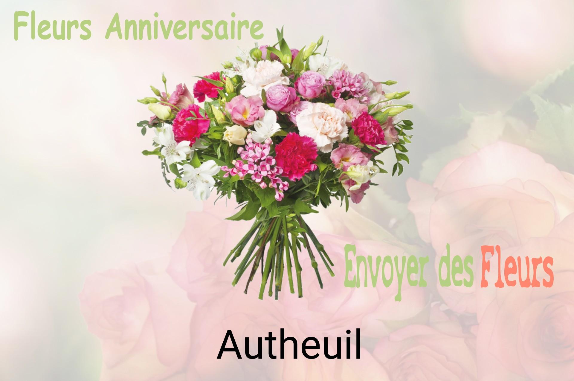 Bouquet de fleurs d’anniversaire livré à Autheuil